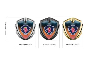 Scania Emblema Metal Insignia Duradero Primoroso Montaje
